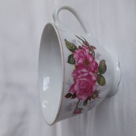 RW Japan Vintage Handpainted Floral Teacup & Saucer - Picture 3 of 11